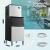 image:imageEUHOMY Commercial Ice Maker Machine 400Lbs24HETL Approval Industrial Ice Machine 250Lbs Storage Ice Ready in 1120min Stainless Steel Ice Maker for BarCafeRestaurantBusiness450