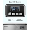 image:imageEUHOMY Commercial Ice Maker Machine 400Lbs24HETL Approval Industrial Ice Machine 250Lbs Storage Ice Ready in 1120min Stainless Steel Ice Maker for BarCafeRestaurantBusiness400