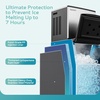 image:imageEUHOMY Commercial Ice Maker Machine 400Lbs24HETL Approval Industrial Ice Machine 250Lbs Storage Ice Ready in 1120min Stainless Steel Ice Maker for BarCafeRestaurantBusiness450
