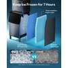 image:imageEUHOMY Commercial Ice Maker Machine 400Lbs24HETL Approval Industrial Ice Machine 250Lbs Storage Ice Ready in 1120min Stainless Steel Ice Maker for BarCafeRestaurantBusiness400