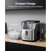 image:imageEUHOMY Nugget Ice Maker Countertop Ready in 7 Mins 35Lbs24H Pebble Ice Maker Machine SelfCleaning Countertop Sonic Ice Makers with Ice ScoopampBasket Pellet Ice Maker for Home Stainless SteelStainless Steel