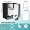 image:imageEUHOMY Under Counter Nugget Ice Maker Machine 70LbsDay Bulitin Freestanding Ice Maker with Double Ice Baskets SelfCleaning amp 24H Timer Ice Machine for Home UseSilverBlack Silver