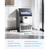 image:imageEUHOMY Under Counter Nugget Ice Maker Machine 70LbsDay Bulitin Freestanding Ice Maker with Double Ice Baskets SelfCleaning amp 24H Timer Ice Machine for Home UseSilverPolished Mirror