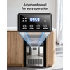 image:imageEUHOMY Under Counter Nugget Ice Maker Machine 70LbsDay Bulitin Freestanding Ice Maker with Double Ice Baskets SelfCleaning amp 24H Timer Ice Machine for Home UseSilverPolished Mirror