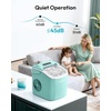 image:imageEUHOMY Countertop Ice Maker Machine with Handle 26lbs Per Day 9 Ice Cubes Ready in 6 Mins AutoCleaning Portable Ice Maker with Basket and Scoop for HomeKitchenCampingRV RedGreen