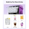image:imageEUHOMY Countertop Ice Maker Machine with Handle 26lbs Per Day 9 Ice Cubes Ready in 6 Mins AutoCleaning Portable Ice Maker with Basket and Scoop for HomeKitchenCampingRV RedPurple