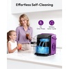 image:imageEUHOMY Countertop Ice Maker Machine with Handle 26lbs Per Day 9 Ice Cubes Ready in 6 Mins AutoCleaning Portable Ice Maker with Basket and Scoop for HomeKitchenCampingRV RedPurple