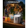 image:imageEUHOMY Ice Maker Countertop 9 Cubes Ready in 6 Mins 26lbs24H SelfCleaning Portable Ice Maker Machine with Carry Handle Basket and Scoop 2 Sizes of Bullet Ice for Home Kitchen Office