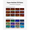 image:imageEUHOMY 72 Inch Electric Fireplace Recessed Wall Mounted with Remote Control Fireplace Heater with Adjustable Flame Color Linear Fireplace with Timer Log amp Crystal 7501500W 2026 UpgradeUpgrade 72Inch