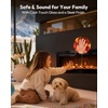 image:imageEUHOMY 72 Inch Electric Fireplace Recessed Wall Mounted with Remote Control Fireplace Heater with Adjustable Flame Color Linear Fireplace with Timer Log amp Crystal 7501500W 2026 UpgradeUpgrade 60 Inch