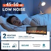 image:imageEUHOMY 72 Inch Electric Fireplace Recessed Wall Mounted with Remote Control Fireplace Heater with Adjustable Flame Color Linear Fireplace with Timer Log amp Crystal 7501500W 2026 Upgrade50 Inch Premium