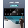 image:imageEUHOMY Commercial Ice Maker350lbs24HStainless Steel Under Counter Ice Machine with Water Filter44lbs Storage Capacity 126 Cubes in 812 Mins Freestanding Ice Machine for HomeBarCafeRestaurant250