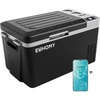 image:imageEUHOMY 12 Volt Refrigerator 32QT30L PortableRefrigerator Car Fridge Usable Battery CarRefrigerator 1224V DC 110240V AC Portable Freezer for Camping Travel Truck OutdoorRefrigerator