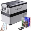 image:imageEUHOMY 12 Volt Refrigerator 19QT18L Compressor Electric Cooler APP Control Car Fridge 468 Portable Refrigerator 1224V DC 110240V AC Portable Freezer for Camping Boat Travel47 QT APP
