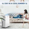 image:imageEUHOMY 14000 BTU Portable Air Conditioners 4 in 1 Smart AC 750 SqFt  500 CFM 4 Modes CoolDryFanSleep AppRemotePanel Control 24H Timer 2050 in Window Kit Bedroom Apartment16 000 BTU