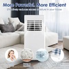 image:imageEUHOMY 14000 BTU Portable Air Conditioners 4 in 1 Smart AC 750 SqFt  500 CFM 4 Modes CoolDryFanSleep AppRemotePanel Control 24H Timer 2050 in Window Kit Bedroom Apartment9000