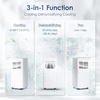 image:imageEUHOMY 14000 BTU Portable Air Conditioners 4 in 1 Smart AC 750 SqFt  500 CFM 4 Modes CoolDryFanSleep AppRemotePanel Control 24H Timer 2050 in Window Kit Bedroom Apartment9000