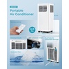 image:imageEUHOMY 14000 BTU Portable Air Conditioners 4 in 1 Smart AC 750 SqFt  500 CFM 4 Modes CoolDryFanSleep AppRemotePanel Control 24H Timer 2050 in Window Kit Bedroom Apartment8000