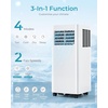 image:imageEUHOMY 14000 BTU Portable Air Conditioners 4 in 1 Smart AC 750 SqFt  500 CFM 4 Modes CoolDryFanSleep AppRemotePanel Control 24H Timer 2050 in Window Kit Bedroom Apartment8000