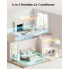 image:imageEUHOMY Portable Air Conditioners 14000 BTU 5in1 Smart AC 750 Sq Ft  5 Modes Cool Heat Dry Fan Sleep App amp Remote Control 500 CFM 24h Timer 52dB 2050 in Window Kit 3 Wind Speeds12 000 BTU WIFI  HEAT