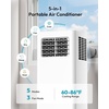 image:imageEUHOMY Portable Air Conditioners 14000 BTU 5in1 Smart AC 750 Sq Ft  5 Modes Cool Heat Dry Fan Sleep App amp Remote Control 500 CFM 24h Timer 52dB 2050 in Window Kit 3 Wind Speeds14 000 BTU WIFI  HEAT  NEW