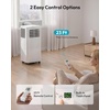 image:imageEUHOMY Portable Air Conditioners 14000 BTU 5in1 Smart AC 750 Sq Ft  5 Modes Cool Heat Dry Fan Sleep App amp Remote Control 500 CFM 24h Timer 52dB 2050 in Window Kit 3 Wind Speeds14 000 BTU WIFI  HEAT  NEW