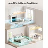 image:imageEUHOMY Portable Air Conditioners 14000 BTU 5in1 Smart AC 750 Sq Ft  5 Modes Cool Heat Dry Fan Sleep App amp Remote Control 500 CFM 24h Timer 52dB 2050 in Window Kit 3 Wind Speeds14 000 BTU WIFI  HEAT