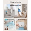image:imageEUHOMY Portable Air Conditioners 14000 BTU 5in1 Smart AC 750 Sq Ft  5 Modes Cool Heat Dry Fan Sleep App amp Remote Control 500 CFM 24h Timer 52dB 2050 in Window Kit 3 Wind Speeds14 000 BTU WIFI