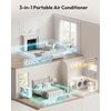 image:imageEUHOMY Portable Air Conditioners 14000 BTU 5in1 Smart AC 750 Sq Ft  5 Modes Cool Heat Dry Fan Sleep App amp Remote Control 500 CFM 24h Timer 52dB 2050 in Window Kit 3 Wind Speeds12 000 BTU WIFI