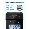 image:imageEUHOMY 24 Clear Ice Ball Maker Countertop 2Pcs in 60Mins 48PcsDay Timer SelfCleaning Round Ice Cube Maker with Crystal Clear Ice Sphere Ice Maker Machine for Whiskey amp BourbonBlack