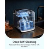 image:imageEUHOMY Smart Ice Makers Countertop 9 Cubes Ready in 6 Mins 26lbs24H SelfCleaning Portable Ice Maker Machine with APPAlexa Control Countertop Ice Maker with 2 Sizes of Bullet Ice for HomeBlack