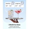 image:imageEUHOMY Smart Ice Makers Countertop 9 Cubes Ready in 6 Mins 26lbs24H SelfCleaning Portable Ice Maker Machine with APPAlexa Control Countertop Ice Maker with 2 Sizes of Bullet Ice for HomeBlack