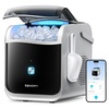 image:imageEUHOMY Smart Ice Makers Countertop 9 Cubes Ready in 6 Mins 26lbs24H SelfCleaning Portable Ice Maker Machine with APPAlexa Control Countertop Ice Maker with 2 Sizes of Bullet Ice for HomeBlack