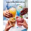 image:imageEUHOMY Nugget Ice Maker Countertop 44lbs24H Ready in 710Mins BlackBlack