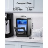 image:imageEUHOMY Nugget Ice Maker Countertop 44lbs24H Ready in 710Mins BlackBlack