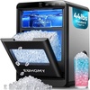 image:imageEUHOMY Nugget Ice Maker Countertop 44lbs24H Ready in 710Mins BlackBlack
