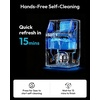 image:imageEUHOMY Commercial Ice Maker120lbs24HStainless Steel Under Counter Ice Machine with Water Filter33lbs Storage Bin 45 Cubes in 812 Mins Freestanding Ice Cube Maker for HomeBarCafeRestaurant11 0Polished