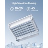 image:imageEUHOMY Commercial Ice Maker120lbs24HStainless Steel Under Counter Ice Machine with Water Filter33lbs Storage Bin 45 Cubes in 812 Mins Freestanding Ice Cube Maker for HomeBarCafeRestaurant11 0Polished