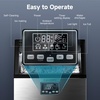 image:imageEUHOMY Commercial Ice Maker120lbs24HStainless Steel Under Counter Ice Machine with Water Filter33lbs Storage Bin 45 Cubes in 812 Mins Freestanding Ice Cube Maker for HomeBarCafeRestaurant1 00Crescent