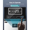 image:imageEUHOMY Commercial Ice Maker120lbs24HStainless Steel Under Counter Ice Machine with Water Filter33lbs Storage Bin 45 Cubes in 812 Mins Freestanding Ice Cube Maker for HomeBarCafeRestaurant350