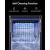 image:imageEUHOMY Commercial Ice Maker120lbs24HStainless Steel Under Counter Ice Machine with Water Filter33lbs Storage Bin 45 Cubes in 812 Mins Freestanding Ice Cube Maker for HomeBarCafeRestaurant80