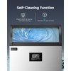 image:imageEUHOMY Commercial Ice Maker120lbs24HStainless Steel Under Counter Ice Machine with Water Filter33lbs Storage Bin 45 Cubes in 812 Mins Freestanding Ice Cube Maker for HomeBarCafeRestaurant350