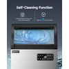 image:imageEUHOMY Commercial Ice Maker120lbs24HStainless Steel Under Counter Ice Machine with Water Filter33lbs Storage Bin 45 Cubes in 812 Mins Freestanding Ice Cube Maker for HomeBarCafeRestaurant2 50silver