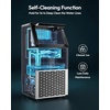 image:imageEUHOMY Commercial Ice Maker120lbs24HStainless Steel Under Counter Ice Machine with Water Filter33lbs Storage Bin 45 Cubes in 812 Mins Freestanding Ice Cube Maker for HomeBarCafeRestaurant12 0