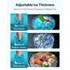 image:imageEUHOMY Nugget Ice Maker Machine 80lbs24H Stainless Steel 15lbs Bin1 00