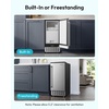 image:imageEUHOMY Nugget Ice Maker Machine 80lbs24H Stainless Steel 15lbs Bin1 00