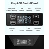 image:imageEUHOMY Nugget Ice Maker Machine 80lbs24H Stainless Steel 15lbs Bin1 00
