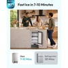 image:imageEUHOMY Nugget Ice Maker Machine 80lbs24H Stainless Steel 15lbs Bin7 5