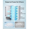 image:imageEUHOMY Nugget Ice Maker Machine 80lbs24H Stainless Steel 15lbs Bin7 5