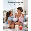 image:imageEUHOMY Under Counter Nugget Ice Maker Machine 70LbsDay Bulitin Freestanding Ice Maker with Double Ice Baskets SelfCleaning amp 24H Timer Ice Machine for Home UseSilverSilver